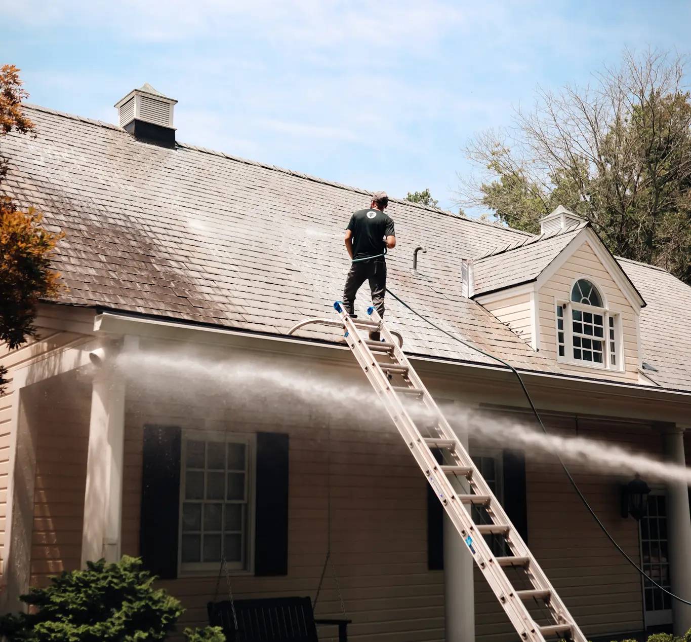 Roof Stains Cleaning